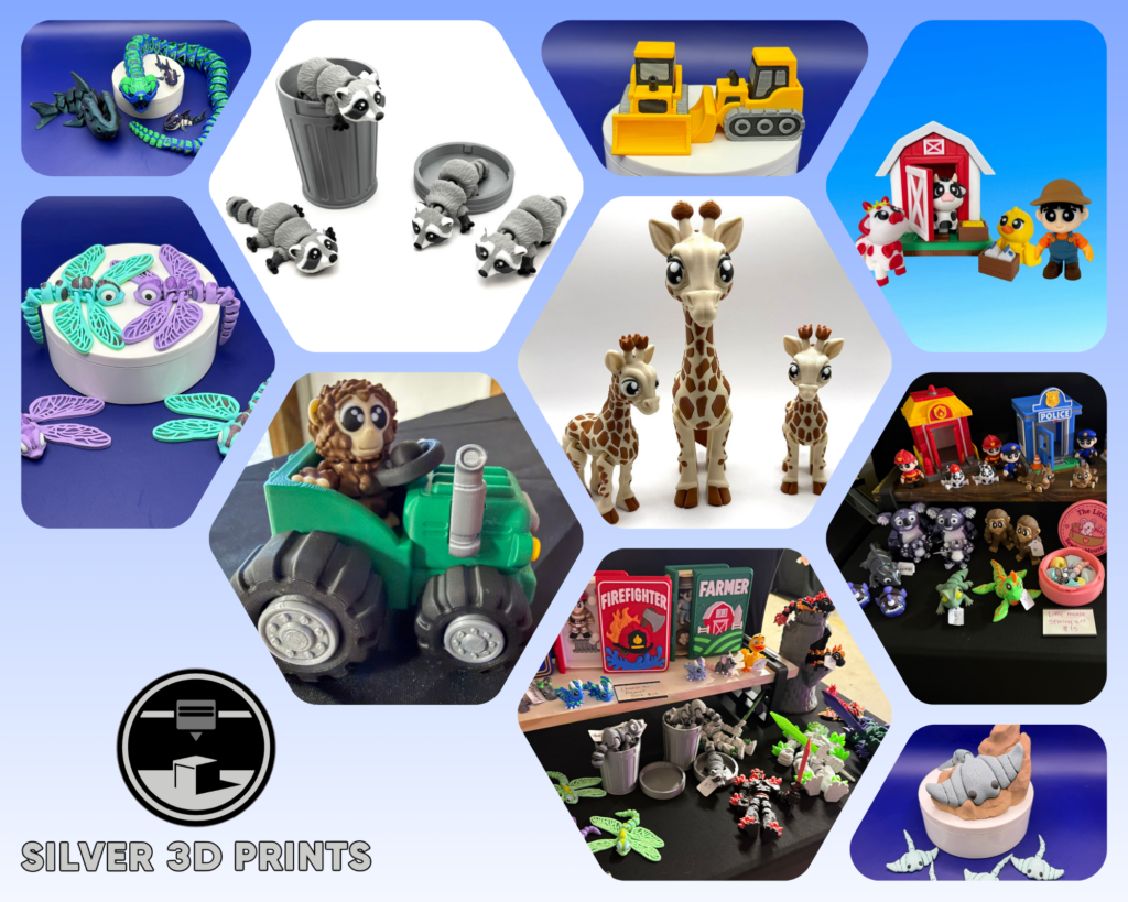 Silver 3D Prints